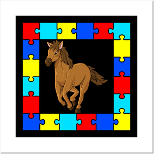 Autism Day horse Posters and Art